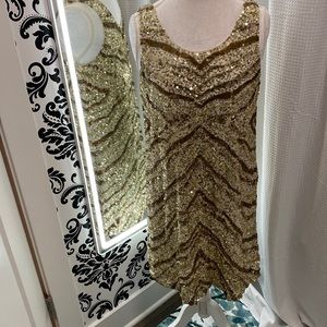 Sleeveless Sequin Dress